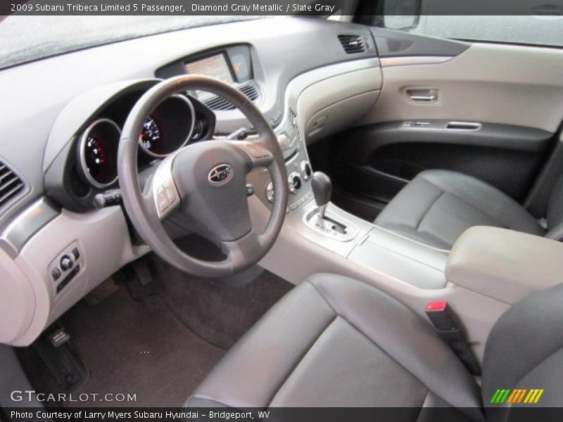 Diamond Gray Metallic / Slate Gray 2009 Subaru Tribeca Limited 5 Passenger