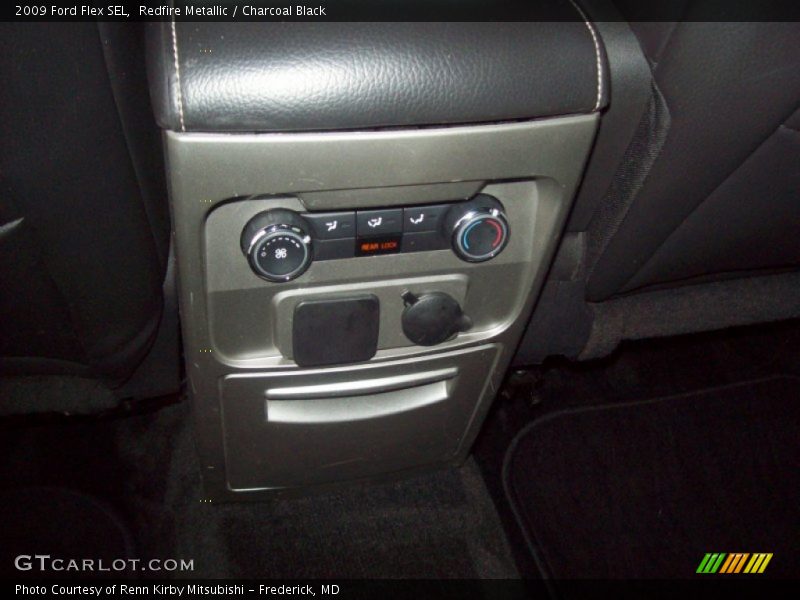 Redfire Metallic / Charcoal Black 2009 Ford Flex SEL