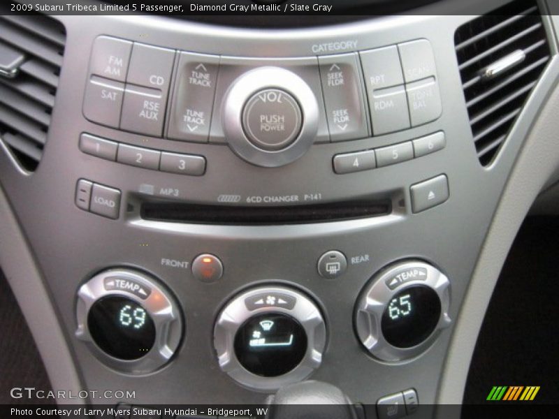Controls of 2009 Tribeca Limited 5 Passenger