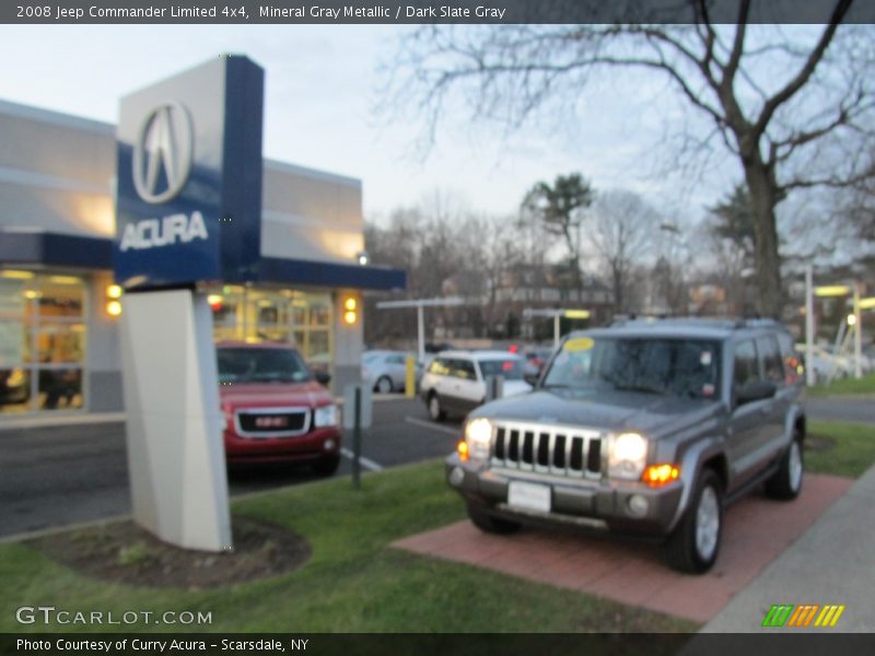 Mineral Gray Metallic / Dark Slate Gray 2008 Jeep Commander Limited 4x4