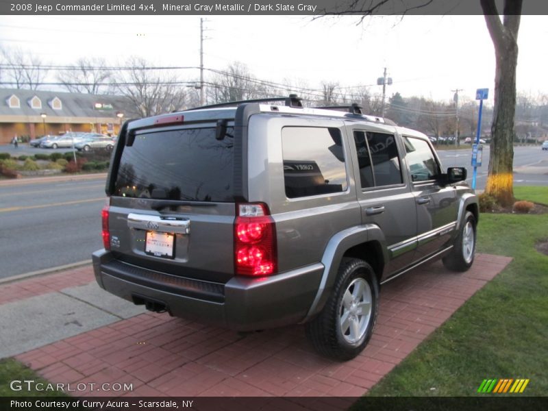 Mineral Gray Metallic / Dark Slate Gray 2008 Jeep Commander Limited 4x4