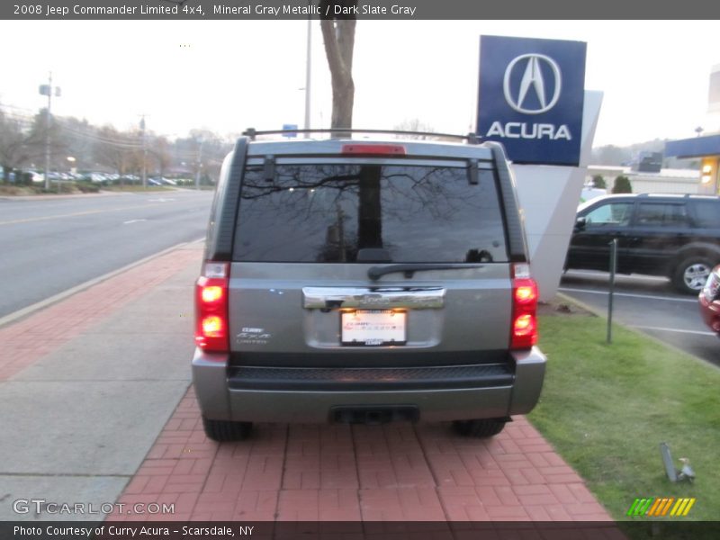 Mineral Gray Metallic / Dark Slate Gray 2008 Jeep Commander Limited 4x4