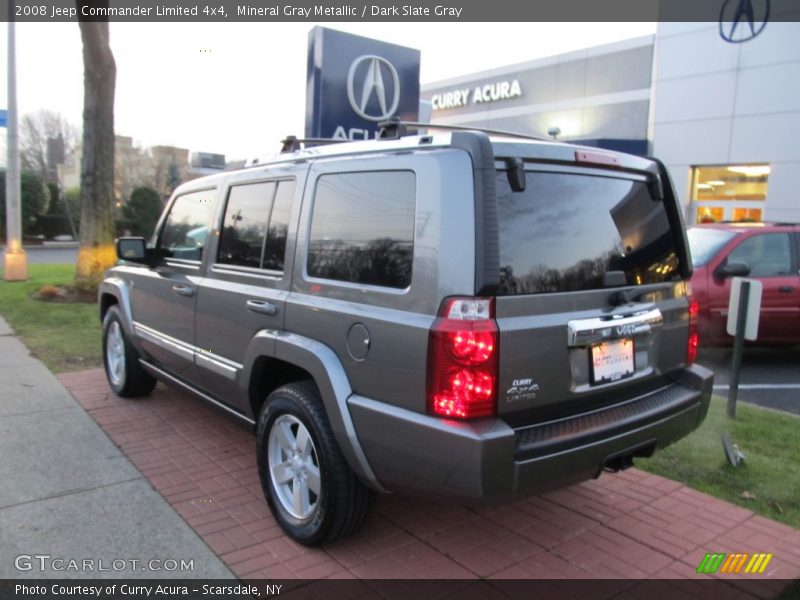 Mineral Gray Metallic / Dark Slate Gray 2008 Jeep Commander Limited 4x4