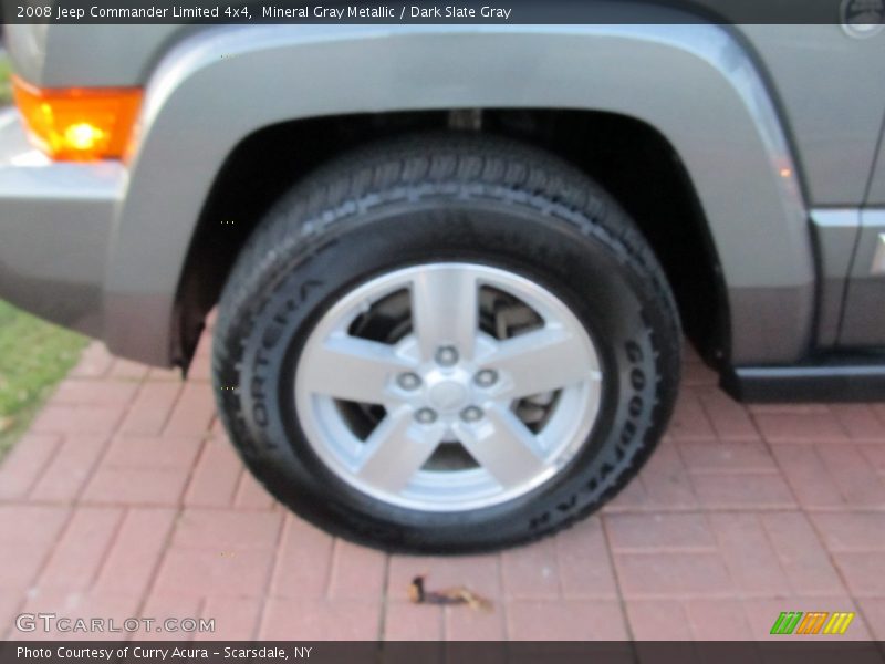 Mineral Gray Metallic / Dark Slate Gray 2008 Jeep Commander Limited 4x4