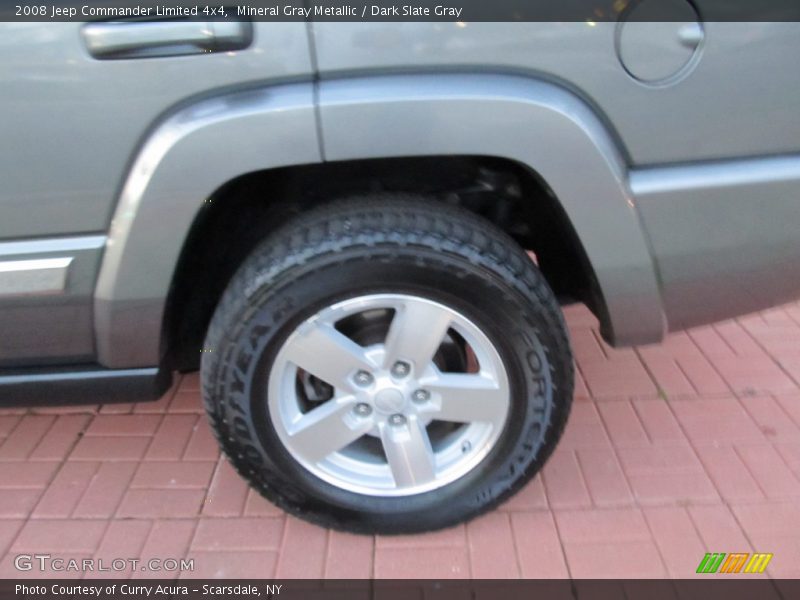 Mineral Gray Metallic / Dark Slate Gray 2008 Jeep Commander Limited 4x4