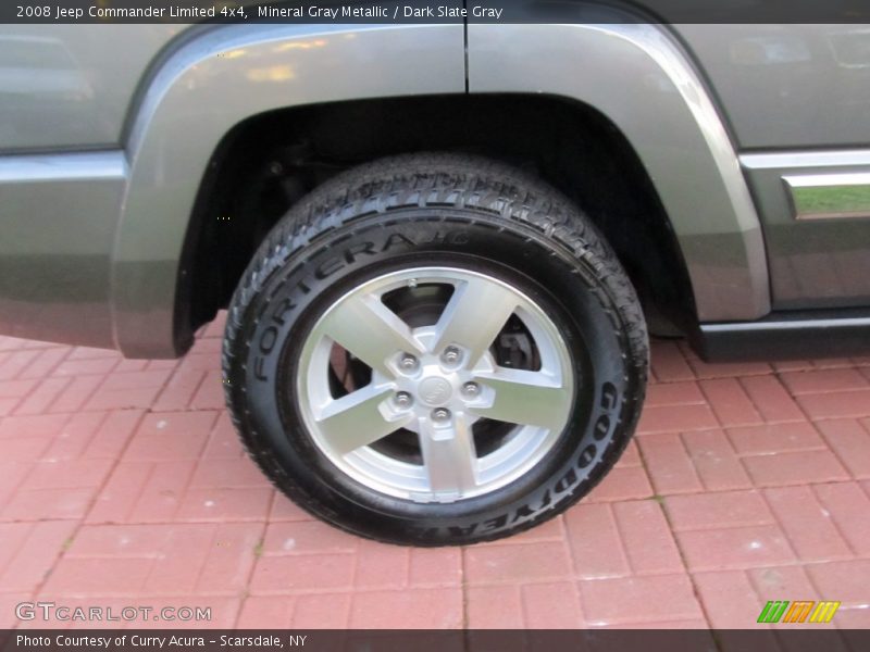 Mineral Gray Metallic / Dark Slate Gray 2008 Jeep Commander Limited 4x4