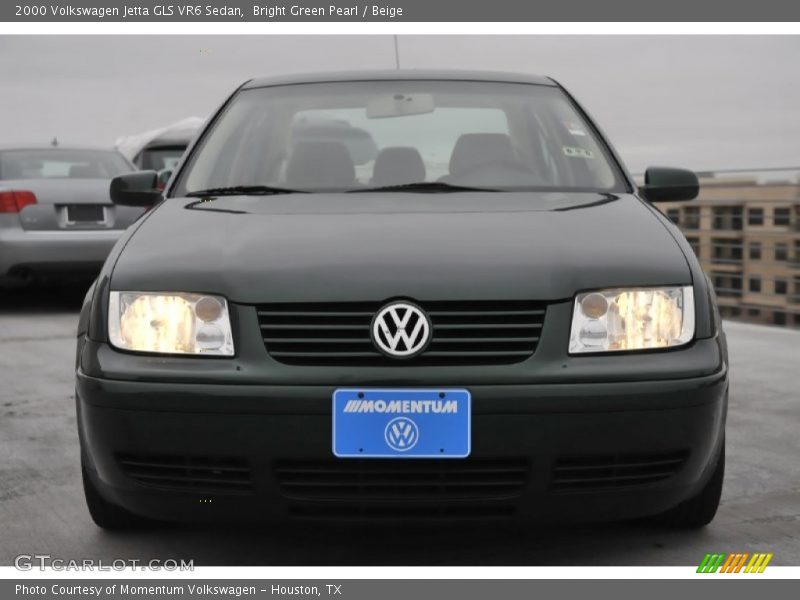 Bright Green Pearl / Beige 2000 Volkswagen Jetta GLS VR6 Sedan