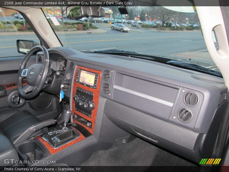 Mineral Gray Metallic / Dark Slate Gray 2008 Jeep Commander Limited 4x4
