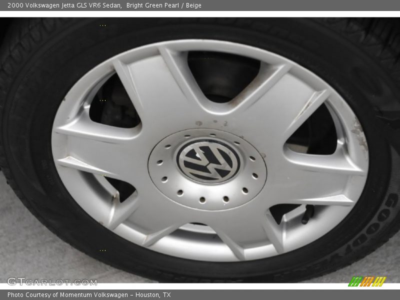 Bright Green Pearl / Beige 2000 Volkswagen Jetta GLS VR6 Sedan