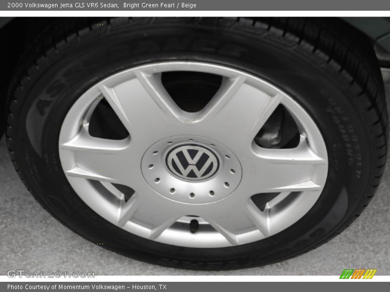 Bright Green Pearl / Beige 2000 Volkswagen Jetta GLS VR6 Sedan