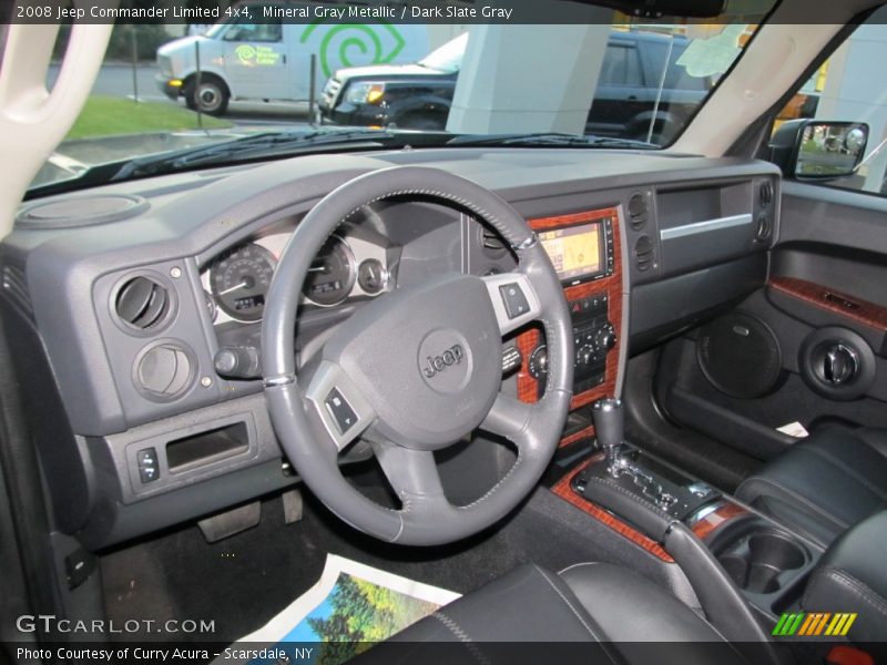 Mineral Gray Metallic / Dark Slate Gray 2008 Jeep Commander Limited 4x4