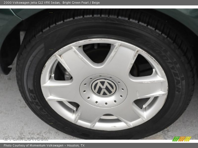 Bright Green Pearl / Beige 2000 Volkswagen Jetta GLS VR6 Sedan