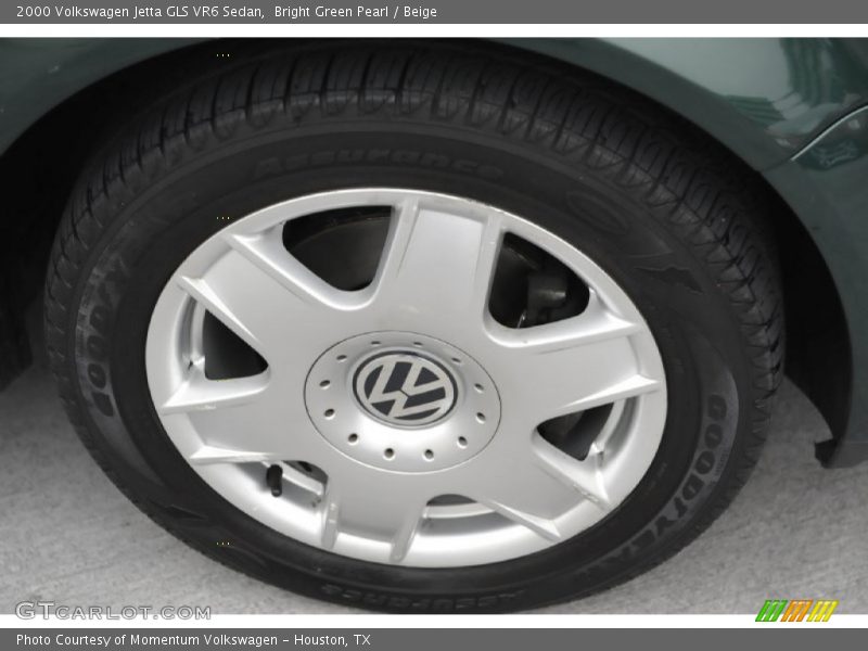 Bright Green Pearl / Beige 2000 Volkswagen Jetta GLS VR6 Sedan
