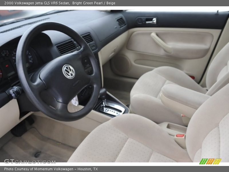  2000 Jetta GLS VR6 Sedan Beige Interior