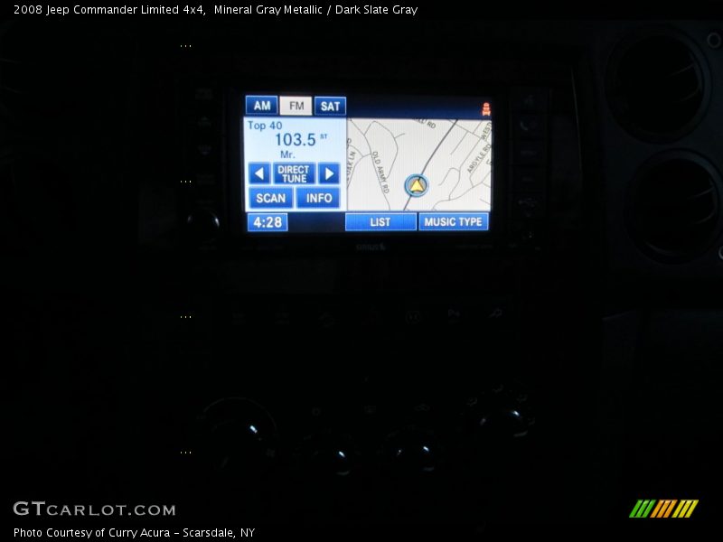 Mineral Gray Metallic / Dark Slate Gray 2008 Jeep Commander Limited 4x4