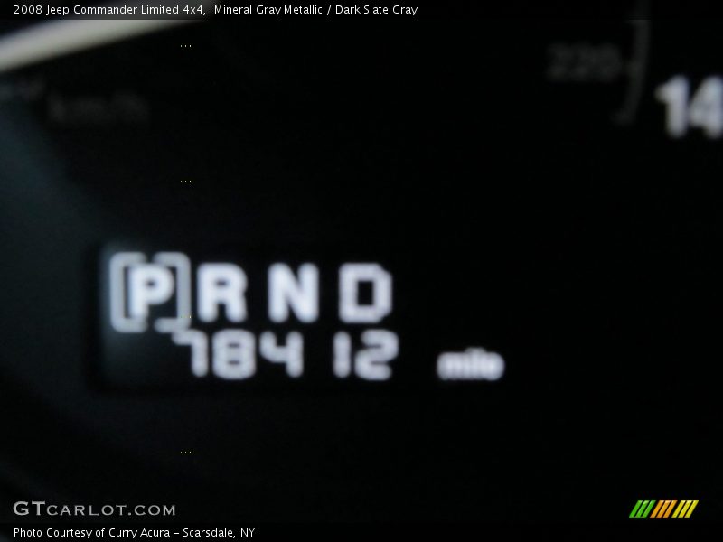 Mineral Gray Metallic / Dark Slate Gray 2008 Jeep Commander Limited 4x4