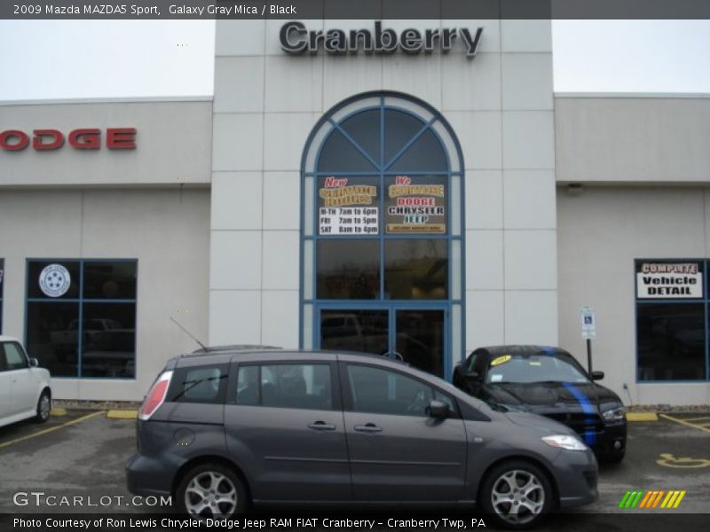 Galaxy Gray Mica / Black 2009 Mazda MAZDA5 Sport