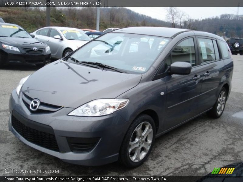 Galaxy Gray Mica / Black 2009 Mazda MAZDA5 Sport
