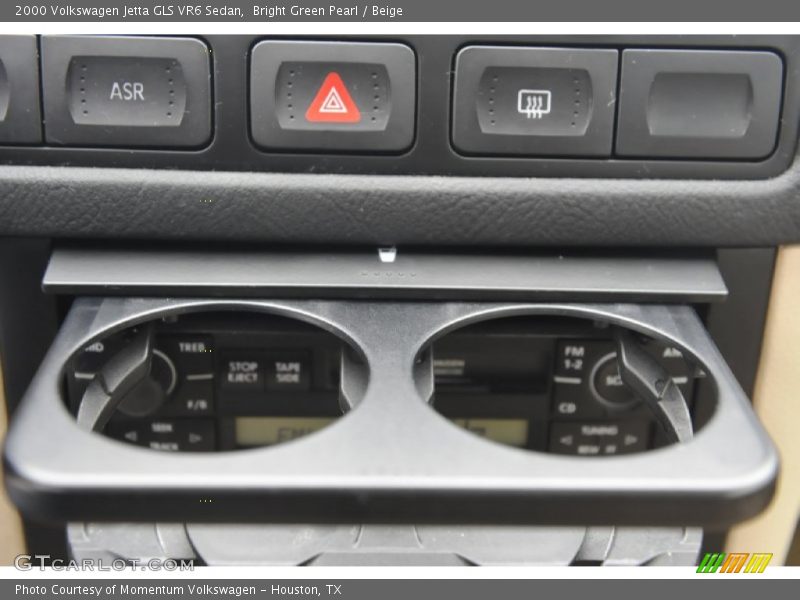 Bright Green Pearl / Beige 2000 Volkswagen Jetta GLS VR6 Sedan
