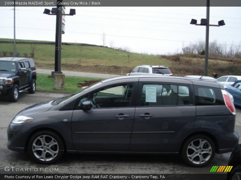 Galaxy Gray Mica / Black 2009 Mazda MAZDA5 Sport