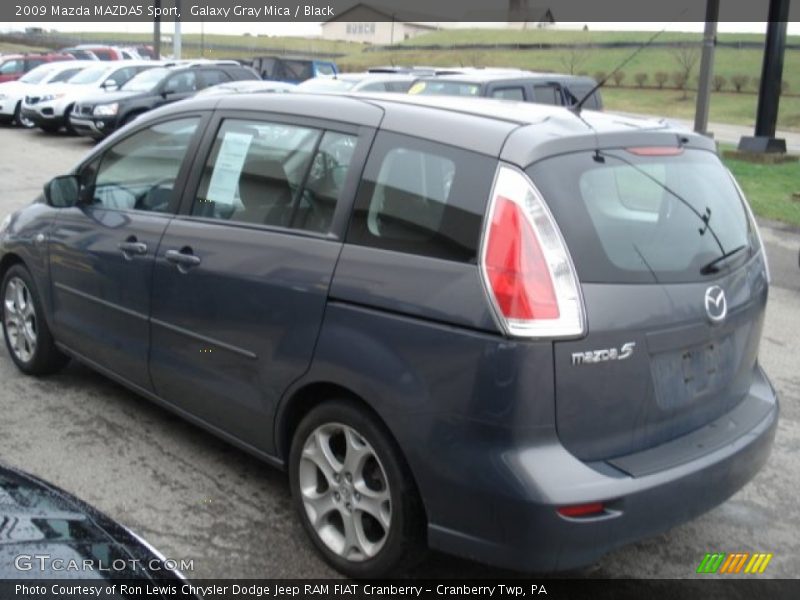 Galaxy Gray Mica / Black 2009 Mazda MAZDA5 Sport