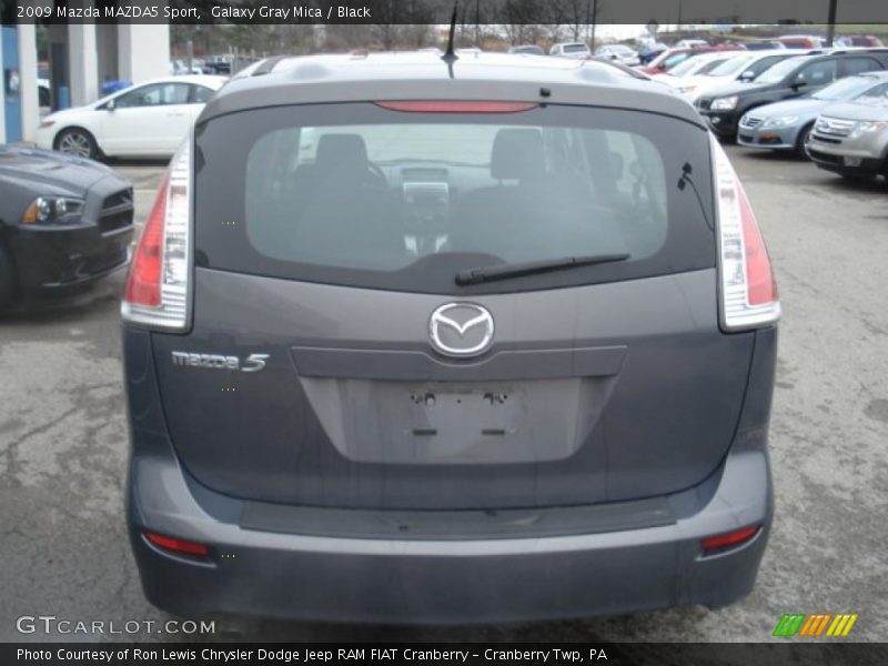 Galaxy Gray Mica / Black 2009 Mazda MAZDA5 Sport