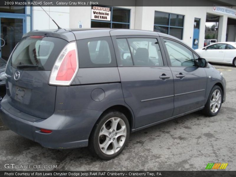 Galaxy Gray Mica / Black 2009 Mazda MAZDA5 Sport