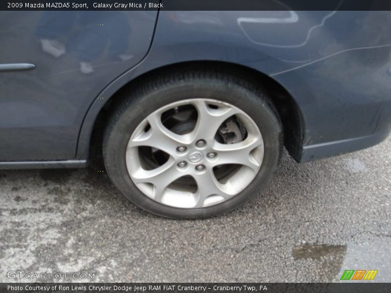 Galaxy Gray Mica / Black 2009 Mazda MAZDA5 Sport