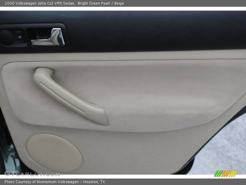 Bright Green Pearl / Beige 2000 Volkswagen Jetta GLS VR6 Sedan