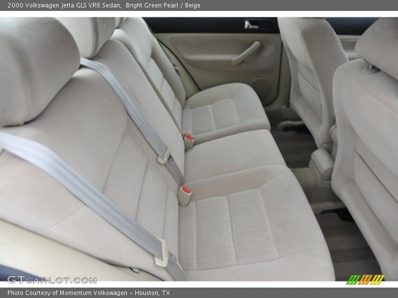 Bright Green Pearl / Beige 2000 Volkswagen Jetta GLS VR6 Sedan