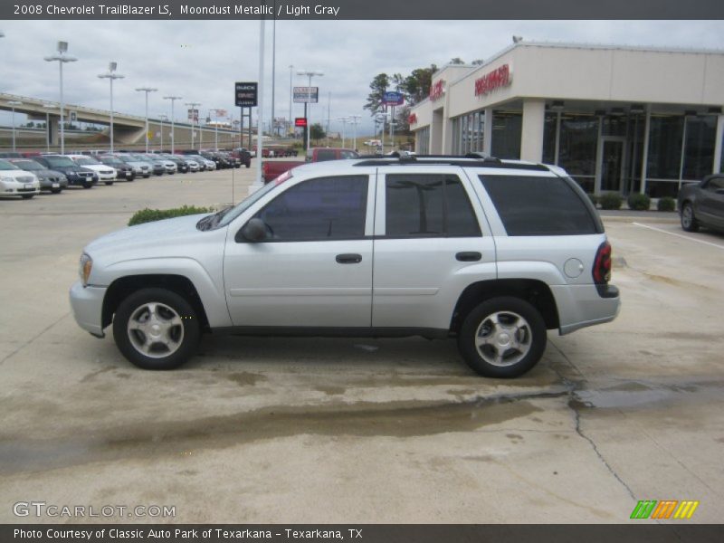 Moondust Metallic / Light Gray 2008 Chevrolet TrailBlazer LS