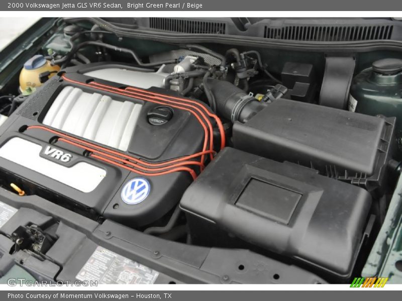 Bright Green Pearl / Beige 2000 Volkswagen Jetta GLS VR6 Sedan