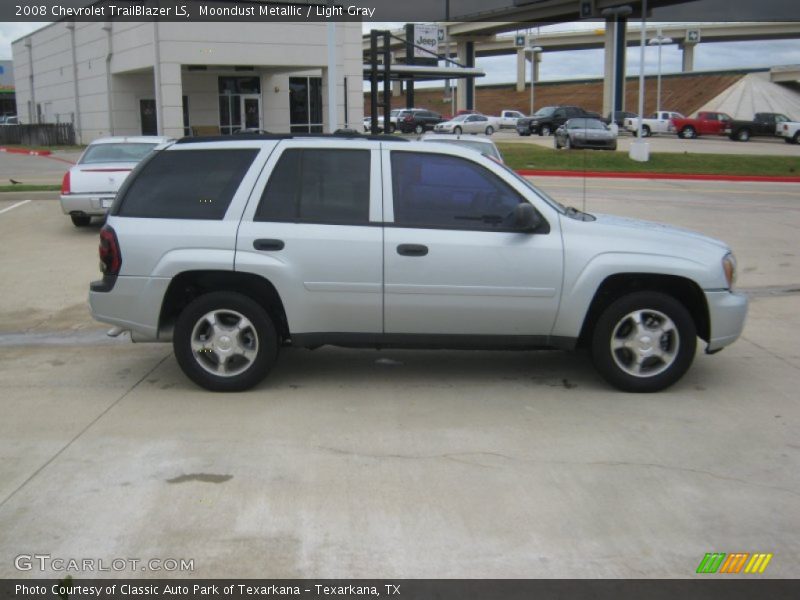 Moondust Metallic / Light Gray 2008 Chevrolet TrailBlazer LS