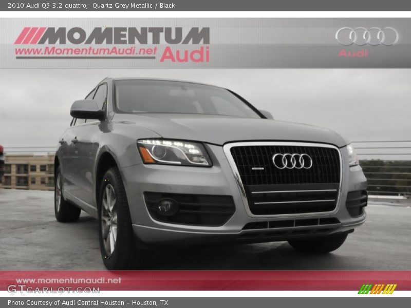 Quartz Grey Metallic / Black 2010 Audi Q5 3.2 quattro