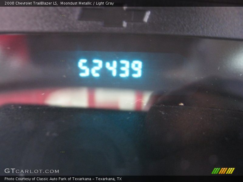 Moondust Metallic / Light Gray 2008 Chevrolet TrailBlazer LS