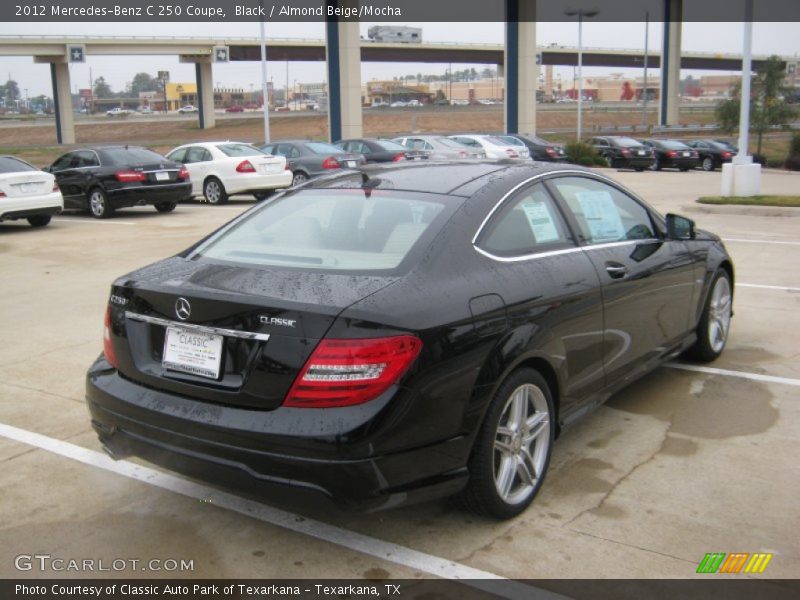 Black / Almond Beige/Mocha 2012 Mercedes-Benz C 250 Coupe