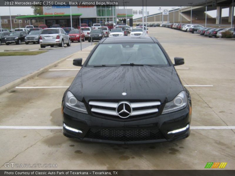 Black / Almond Beige/Mocha 2012 Mercedes-Benz C 250 Coupe