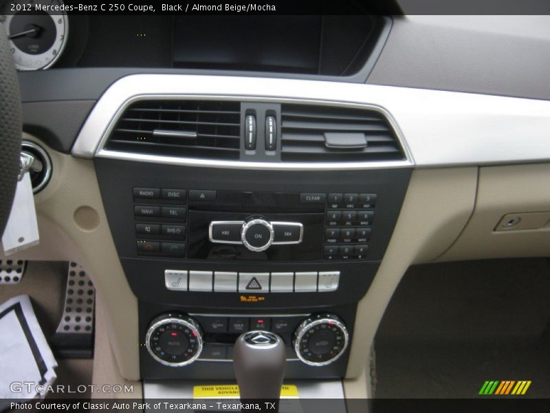 Black / Almond Beige/Mocha 2012 Mercedes-Benz C 250 Coupe
