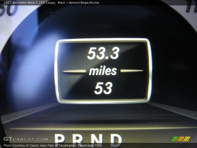 Black / Almond Beige/Mocha 2012 Mercedes-Benz C 250 Coupe