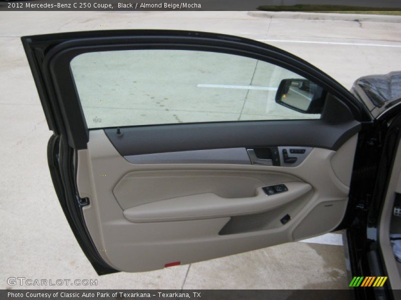 Black / Almond Beige/Mocha 2012 Mercedes-Benz C 250 Coupe