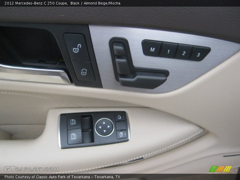 Black / Almond Beige/Mocha 2012 Mercedes-Benz C 250 Coupe