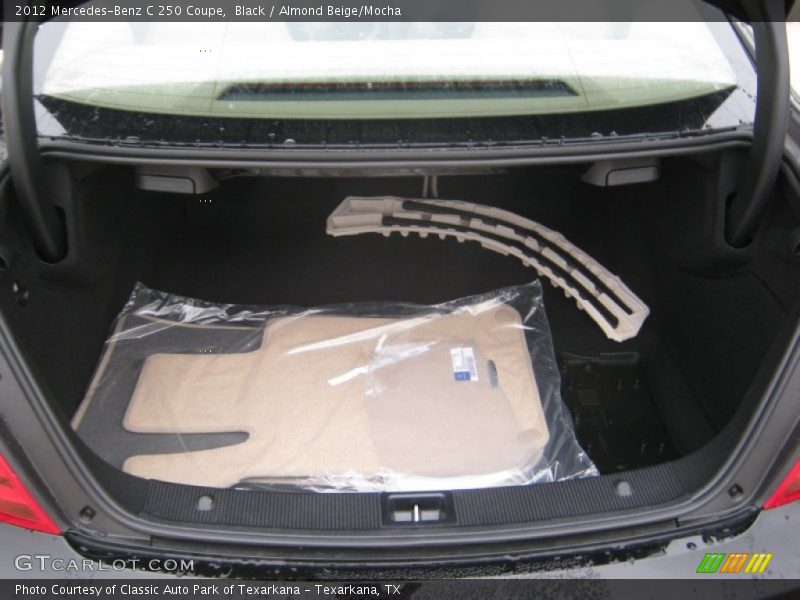 Black / Almond Beige/Mocha 2012 Mercedes-Benz C 250 Coupe