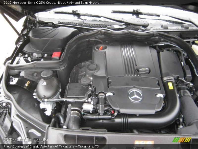 Black / Almond Beige/Mocha 2012 Mercedes-Benz C 250 Coupe