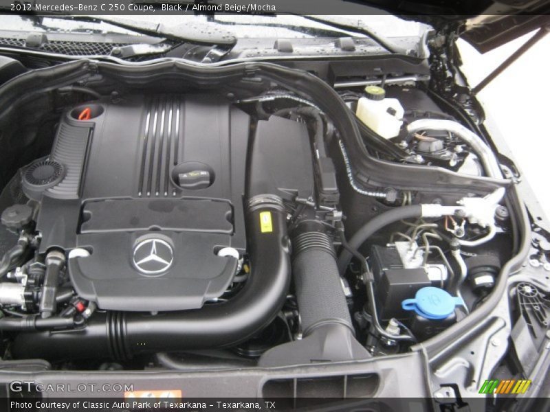 Black / Almond Beige/Mocha 2012 Mercedes-Benz C 250 Coupe