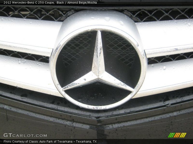 Black / Almond Beige/Mocha 2012 Mercedes-Benz C 250 Coupe