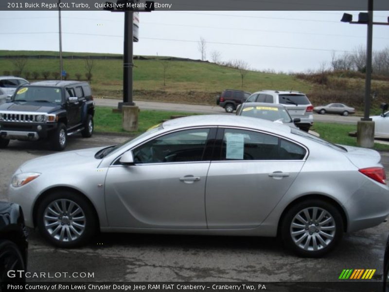 Quicksilver Metallic / Ebony 2011 Buick Regal CXL Turbo