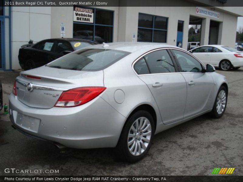 Quicksilver Metallic / Ebony 2011 Buick Regal CXL Turbo