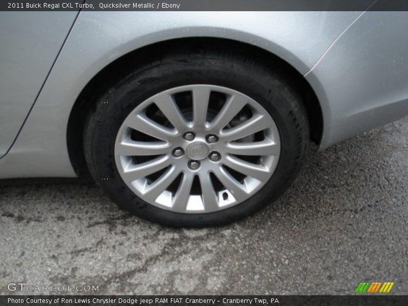 Quicksilver Metallic / Ebony 2011 Buick Regal CXL Turbo