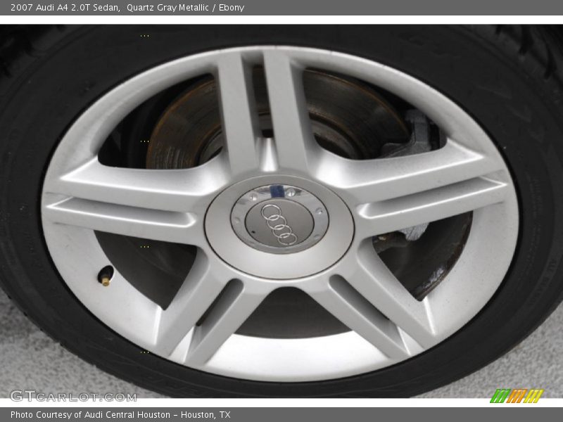 Quartz Gray Metallic / Ebony 2007 Audi A4 2.0T Sedan