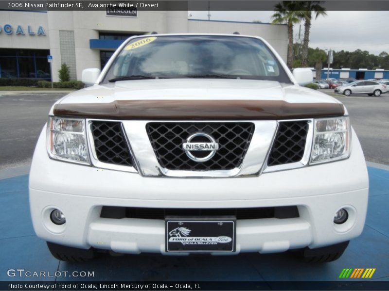 Avalanche White / Desert 2006 Nissan Pathfinder SE